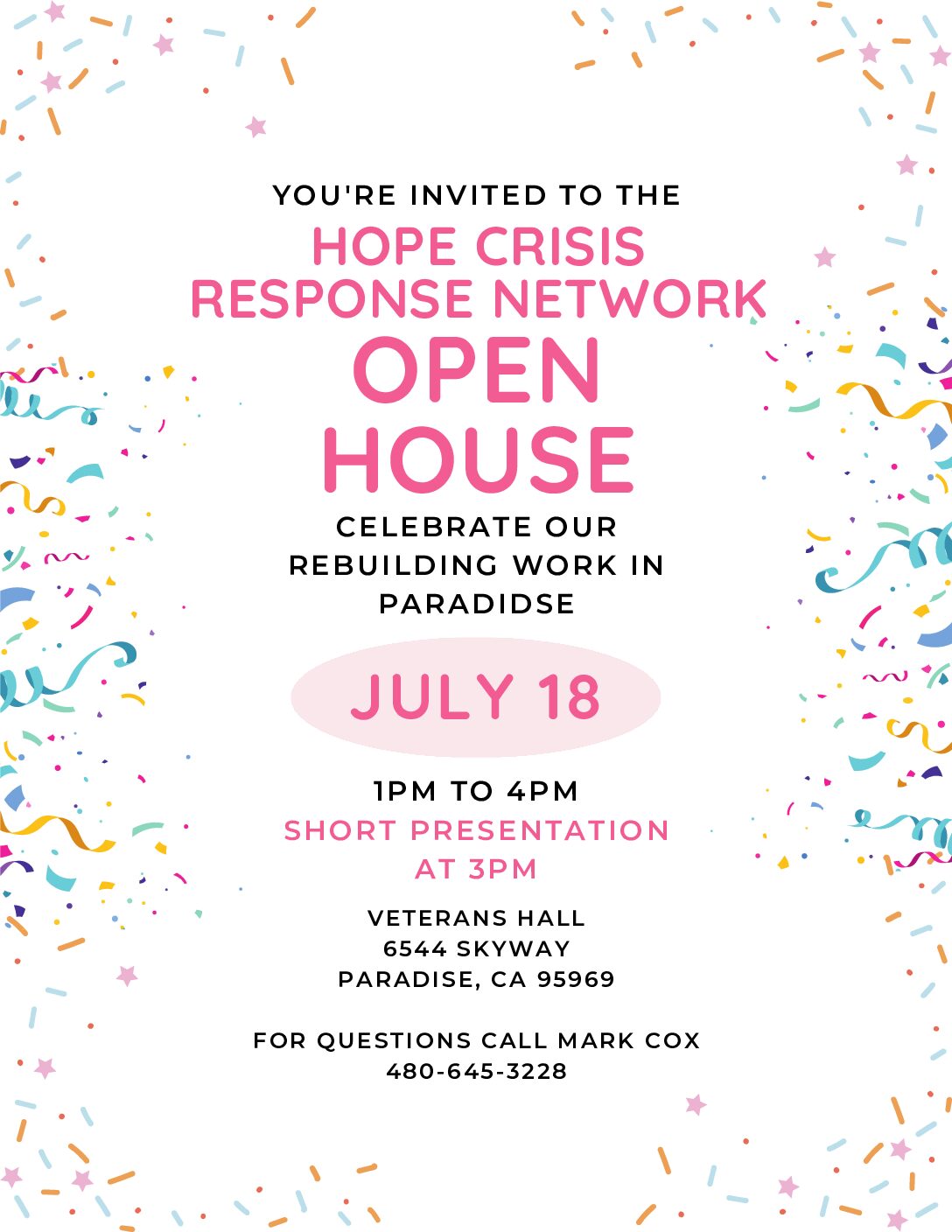 Celebrating Rebuilding in Butte County