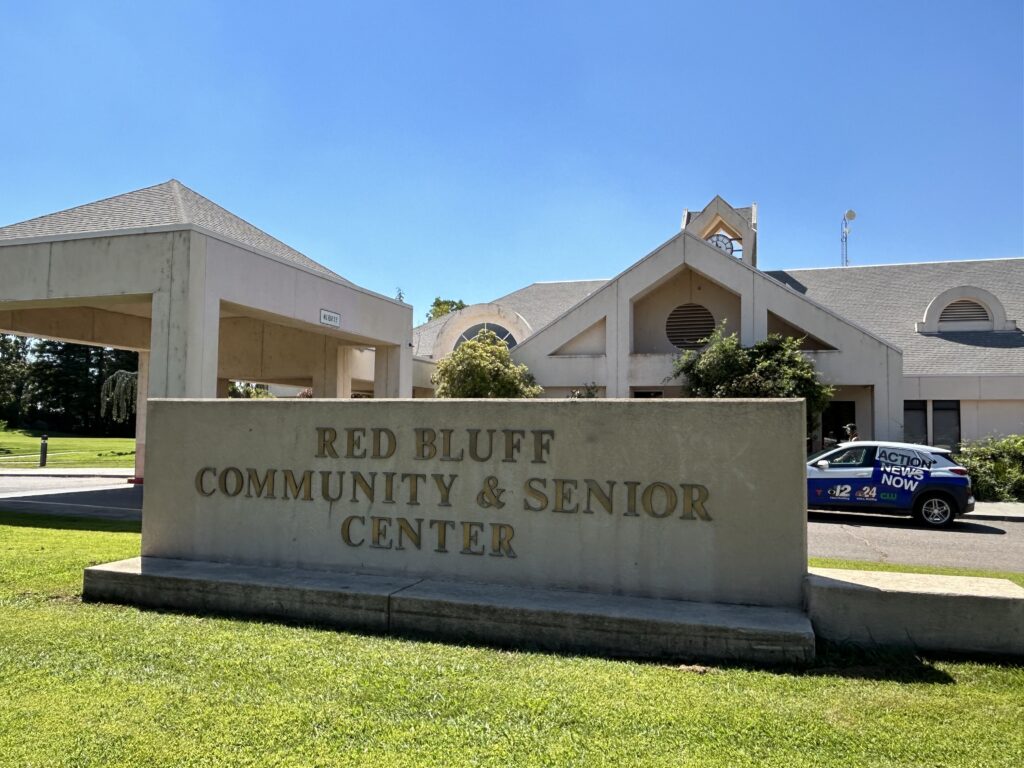 Exterior of the Local Assistance Center in Tehama County